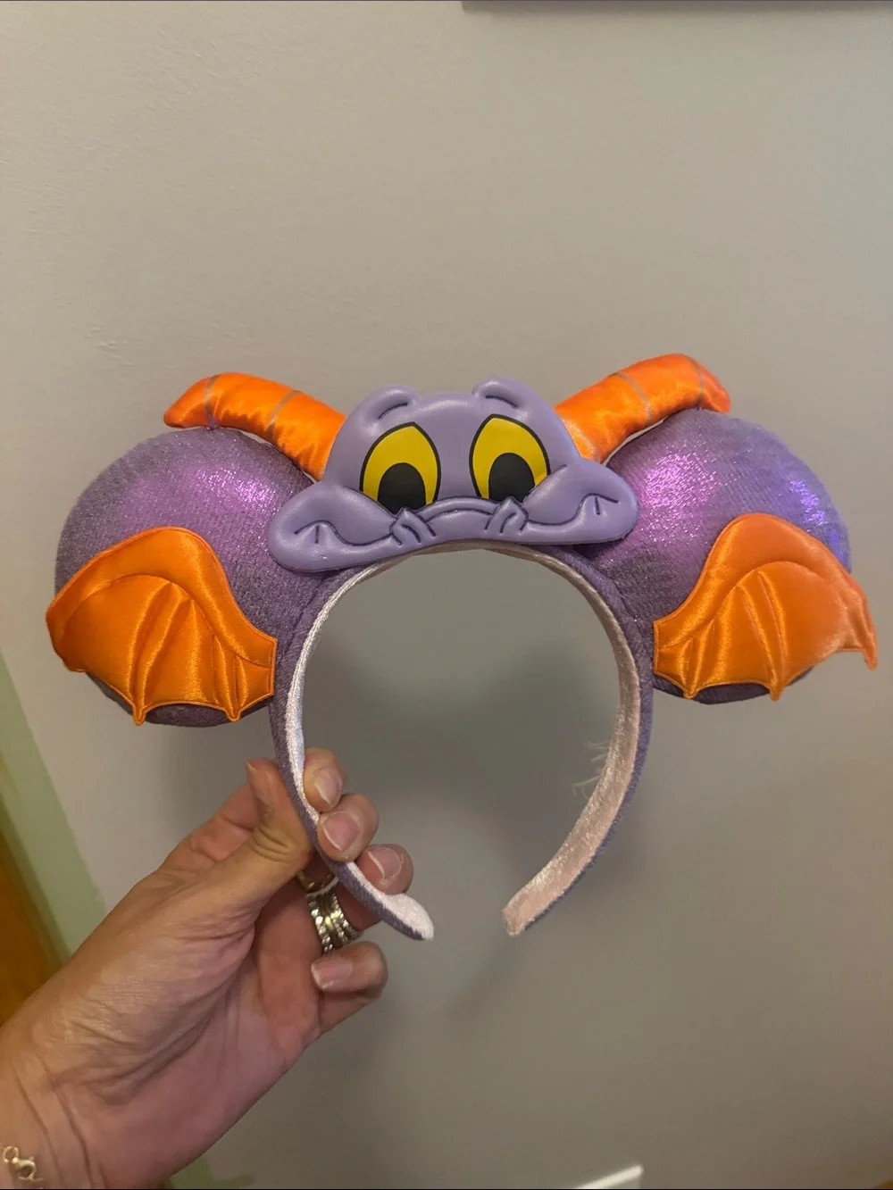 Figment Purple & Orange Dragon Ear Headband Kids Costume Accessory